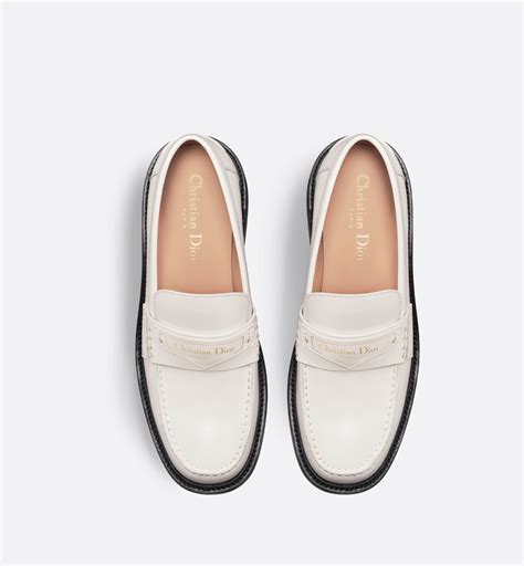 Dior Boy Loafer White Brushed Calfskin 